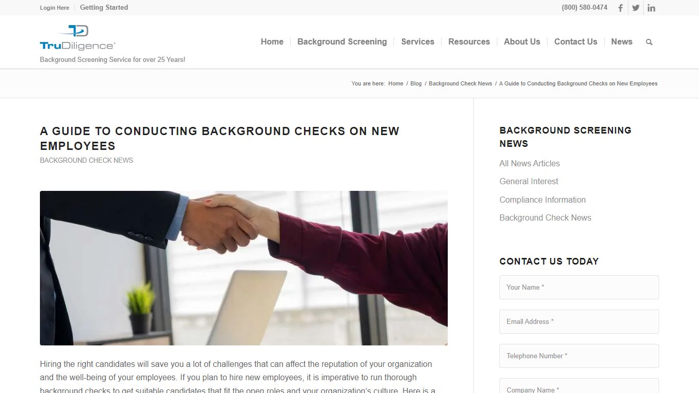 A Guide to Conducting Background Checks on New Employees